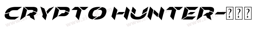 Crypto Hunter字体转换